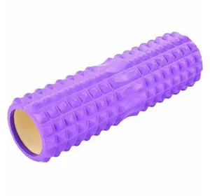 Роллер для йоги и пилатеса Spin Roller FI-6674 FDSO   45см Фиолетовый (33508022)