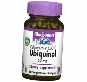 Убихинол капсулы, Ubiquinol 50, Bluebonnet Nutrition  30вег.гелкапс (70393007)
