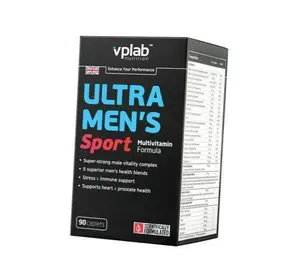 Витамины для мужчин, Ultra Mens Sport, VP laboratory  90каплет (36099006)
