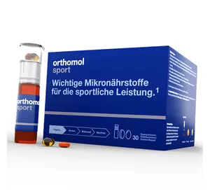 Витамины для спортсменов, Sport, Orthomol  30пакетов (36605030)