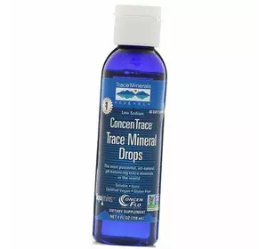 Мультиминералы, ConcenTrace Trace Mineral Drops, Trace Minerals  118мл (36474002)