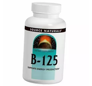 Витамины группы В, B-125, Source Naturals  60таб (36355067)