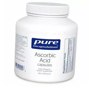 Витамин С, Аскорбиновая кислота, Ascorbic Acid, Pure Encapsulations  250капс (36361055)