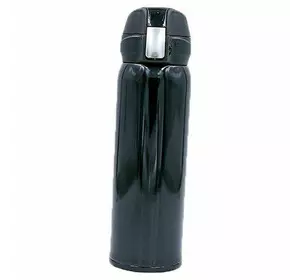 Бутылка-термос для воды 304 No branding  500мл Черный (59429318)