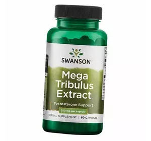 Трибулус, Mega Tribulus Extract, Swanson  60капс (08280002)