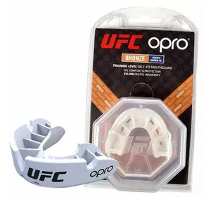 Капа Junior Bronze UFC Opro   Белый (37362018)