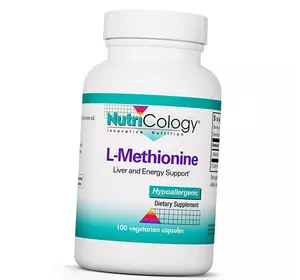 Метионин капсулы, L-Methionine 500, Nutricology  100вегкапс (27373001)
