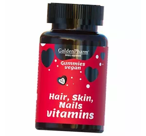 Витамины для волос, кожи и ногтей, Hair, Skin & Nails Vitamins, Golden Pharm  60таб (36519009)
