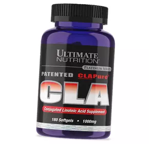 Конъюгированная линолевая кислота, CLA, Ultimate Nutrition  180гелкапс (02090010)