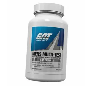 Комплекс витаминов для мужчин, Essentials Mens Multi plus Test, GAT Sport  60таб (36129001)