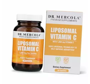 Липосомальный Витамин С, Liposomal Vitamin C, Dr. Mercola  60капс (36387008)