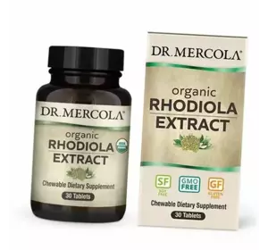 Органический экстракт родиолы, Organic Rhodiola Extract, Dr. Mercola  30таб (71387016)