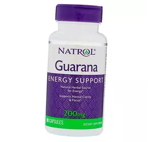 Гуарана, Guarana, Natrol  90капс (11358001)