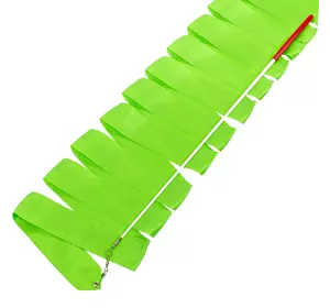 Лента для гимнастики с палочкой C-3248 Lingo  6,3м Зеленый (60506015)