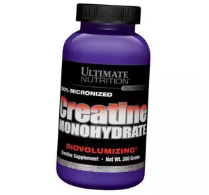 Креатин Моногидрат микронизированный, Creatine Monohydrate Powder, Ultimate Nutrition  300г (31090003)