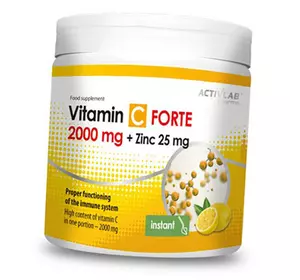 Витамин С с Цинком, Vitamin C Forte + Zinc, Activlab  500г (36108025)