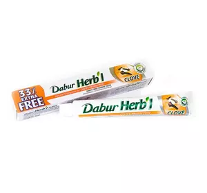 Аюрведическая зубная паста с гвоздикой, Herb'l Clove Toothpaste, Dabur  100г  (43634033)