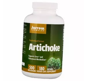 Экстракт Артишока, Artichoke 500, Jarrow Formulas  180вегкапс (71345007)