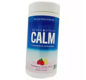 Напиток-Антистресс, CALM The Anti-Stress Drink Mix, Natural Vitality  113г Малина-лимон (36538001)