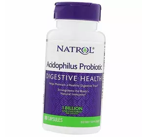 Пробиотики, Acidophilus Probiotic, Natrol  100капс (69358001)