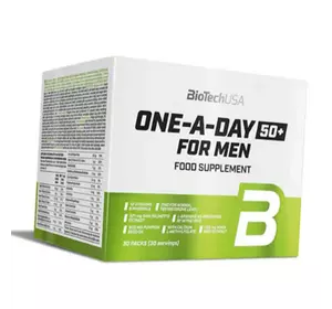 Мультивитамины для мужчин 50+, One-A-Day 50+ for Men, BioTech (USA)  30пакетов (36084058)
