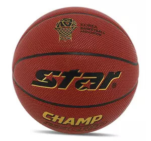 Мяч баскетбольный Champ Grip BB4277C Star  №7 Коричневый (57623080)