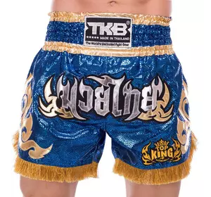 Шорты для тайского бокса и кикбоксинга TKTBS-062 Top King Boxing  XL Синий (37551087)