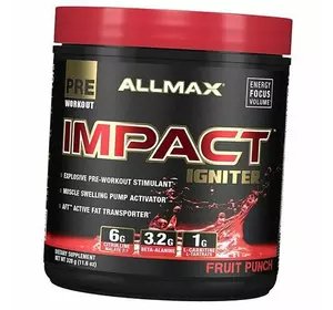 Предтренировочный комплекс, Impact Igniter, Allmax Nutrition  328г Фруктовый пунш (11134004)