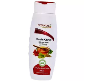 Шампунь Шелк и Блеск, Kesh Kanti Silk And Shine Hair Cleanser, Patanjali  200мл  (43635020)