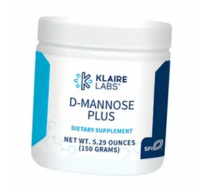 D-манноза с клюквой, D-Mannose Plus Powder, Klaire Labs  150г (72517004)
