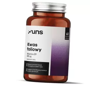 Фолиевая кислота, Kwas Foliowy 800, UNS  60вегкапс (36115022)