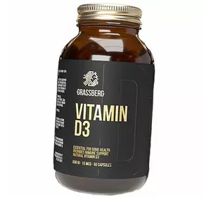 Витамин Д3, Vitamin D3 600, Grassberg  90капс (36515007)