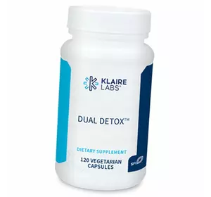 Комплекс для детоксикации печени, Dual Detox, Klaire Labs  120вегкапс (71517003)