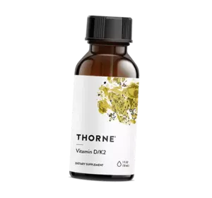 Жидкий Витамин Д3 К2, Vitamin D/K2, Thorne Research  30мл (36357005)