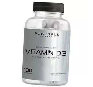 Витамин Д3, Vitamin D3 4000, Powerful Progress  100капс (36401003)