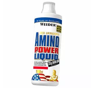 Жидкие Концентрированные Аминокислоты, Amino Power Liquid, Weider  1000мл Клюква (27089007)