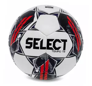 Мяч футбольный Tempo TB FIFA Basic V23 TEMPO-5WGR Select  №5 Бело-серый (57609032)