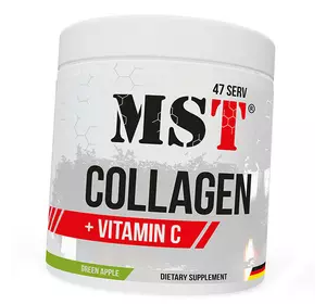 Гидролизат коллагена с Витамином С, Collagen Vitamin C Powder, MST  305г Зеленое яблоко (68288001)