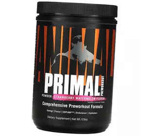 Комплексная предтренировочная формула, Animal Primal Powder, Universal Nutrition  507г Клубника-арбуз (11086007)