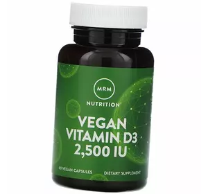 Витамин Д3 для веганов, Vegan Vitamin D3 2500, MRM  60вегкапс (36122003)