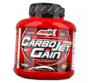 Углеводно-протеиновый гейнер, CarboJET Gain, Amix Nutrition  2250г Клубника (30135002)