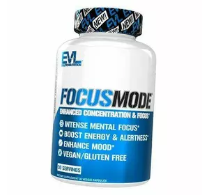 Формула для памяти и когнитивной функции, FocusMode, Evlution Nutrition  30вегкапс (11385006)