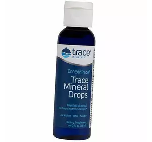 Мультиминералы, ConcenTrace Trace Mineral Drops, Trace Minerals  59мл (36474002)