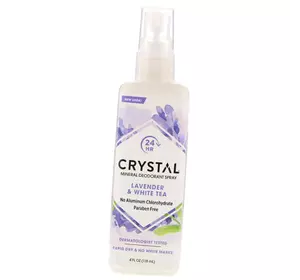 Дезодорант-спрей для тела, Mineral Deodorant Spray, Crystal  118мл Лаванда-белый чай (46603001)