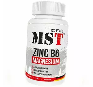 Комплекс для восстановления и сна, Zinc Magnesium B6, MST  120вегкапс (08288009)