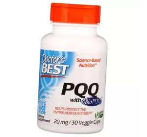 Пирролохинолинхинон, PQQ with BioPQQ, Doctor's Best  30вегкапс (70327017)