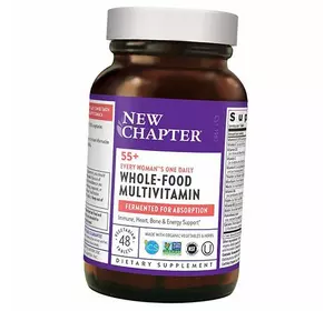 Ежедневные Мультивитамины для женщин 55 +, Every Woman's 55+ One Daily Multivitamin, New Chapter  48вегтаб (36377022)