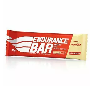 Углеводный Батончик для энергии, Endurance Bar, Nutrend  45г Ваниль (14119019)