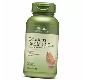 Чеснок без запаха, Herbal Plus Odorless Garlic, GNC  100капс (71120023)