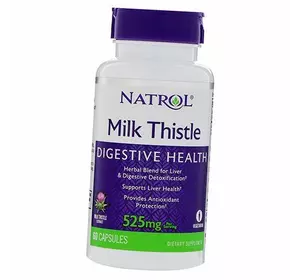 Экстракт расторопши, Milk Thistle, Natrol  60вегкапс (71358005)